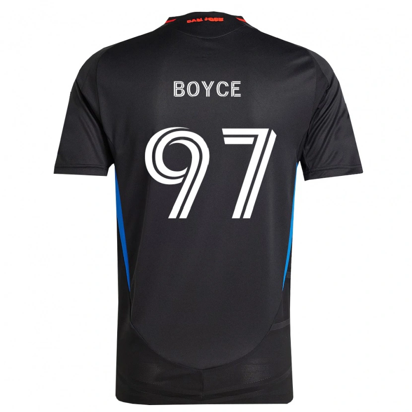 Danxen Uomo Maglia Warren Boyce #97 Blu Bianco Nero Kit Gara Home 2026/27 Maglietta