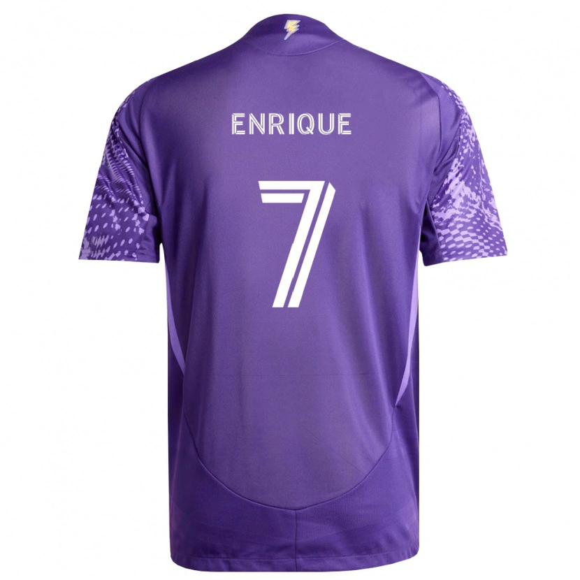 Danxen Uomo Maglia Ramiro Enrique #7 Viola Bianco Kit Gara Home 2026/27 Maglietta