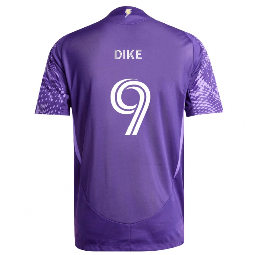 Danxen Uomo Maglia Daryl Dike #9 Viola Bianco Kit Gara Home 2026/27 Maglietta