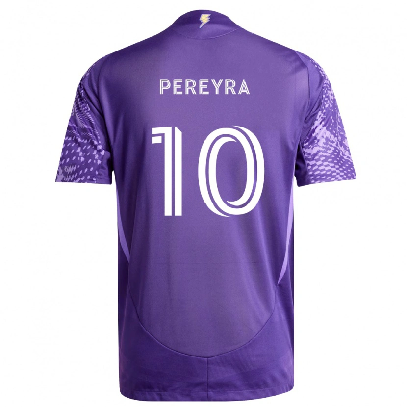 Danxen Uomo Maglia Mauricio Pereyra #10 Viola Bianco Kit Gara Home 2026/27 Maglietta