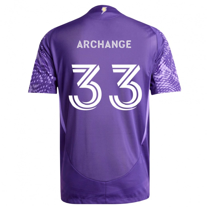 Danxen Uomo Maglia Clovis Archange #33 Viola Bianco Kit Gara Home 2026/27 Maglietta