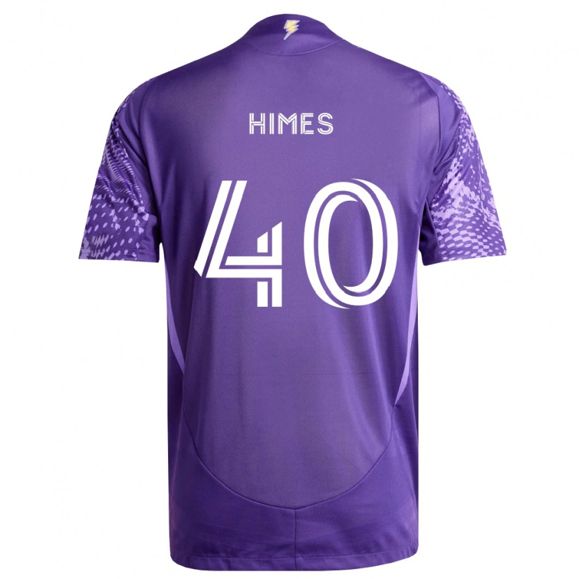 Danxen Uomo Maglia Tristan Himes #40 Viola Bianco Kit Gara Home 2026/27 Maglietta