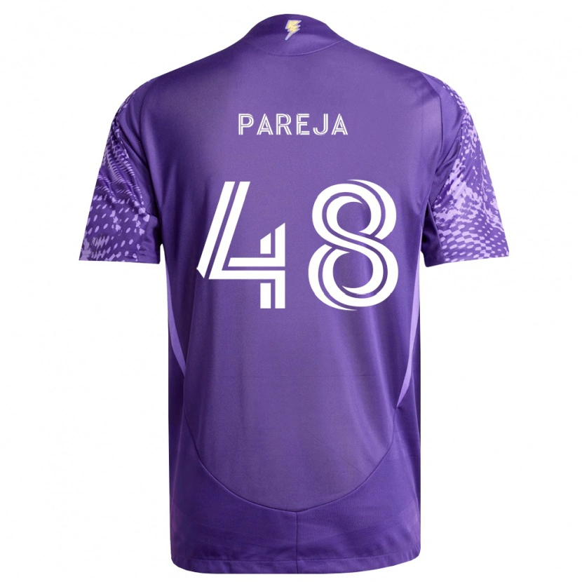 Danxen Uomo Maglia Diego Pareja #48 Viola Bianco Kit Gara Home 2026/27 Maglietta