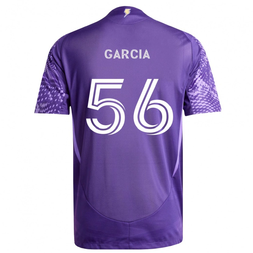 Danxen Uomo Maglia Jakob Garcia #56 Viola Bianco Kit Gara Home 2026/27 Maglietta
