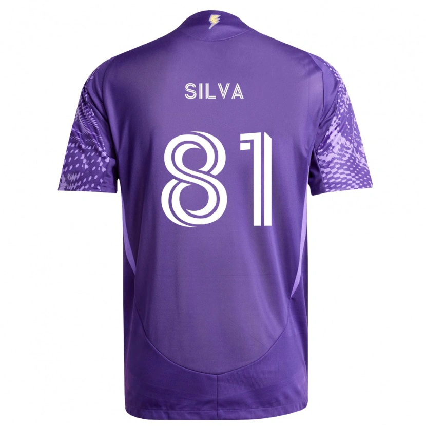 Danxen Uomo Maglia Luan Silva #81 Viola Bianco Kit Gara Home 2026/27 Maglietta