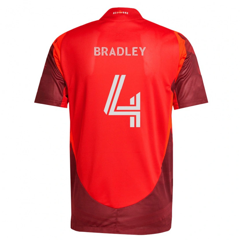 Danxen Uomo Maglia Michael Bradley #4 Borgogna Rosso Kit Gara Home 2026/27 Maglietta