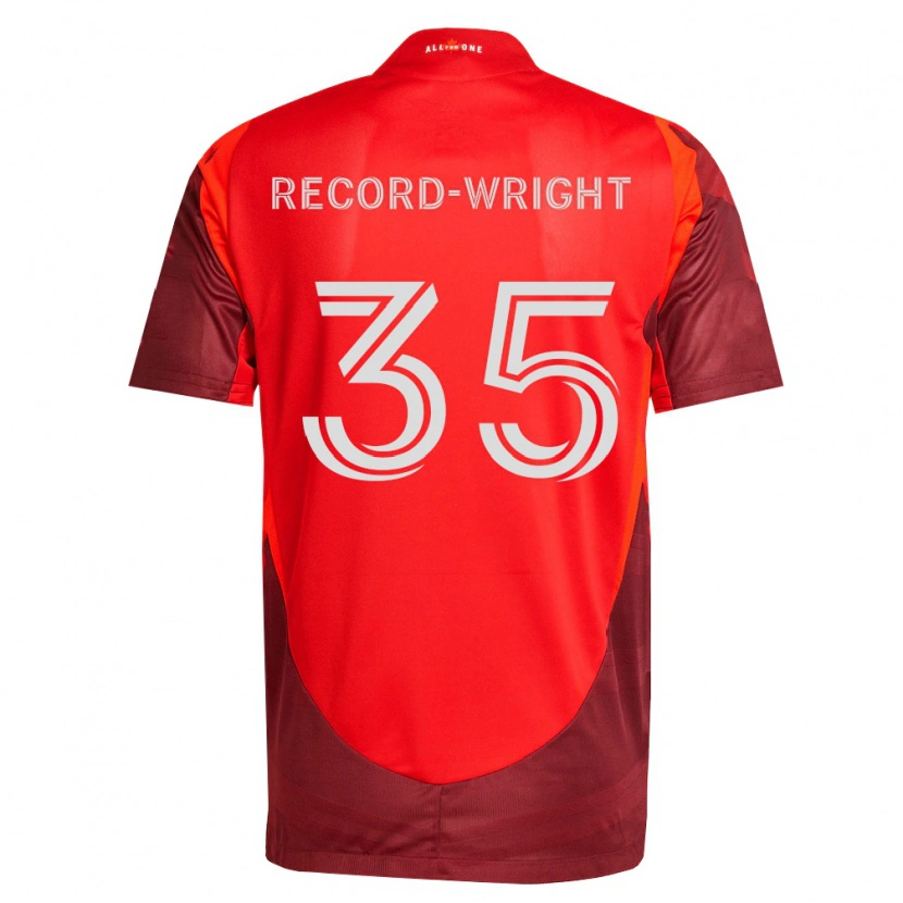 Danxen Uomo Maglia Kemari Record-Wright #35 Borgogna Rosso Kit Gara Home 2026/27 Maglietta