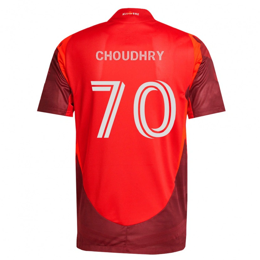 Danxen Uomo Maglia Benjamin Choudhry #70 Borgogna Rosso Kit Gara Home 2026/27 Maglietta