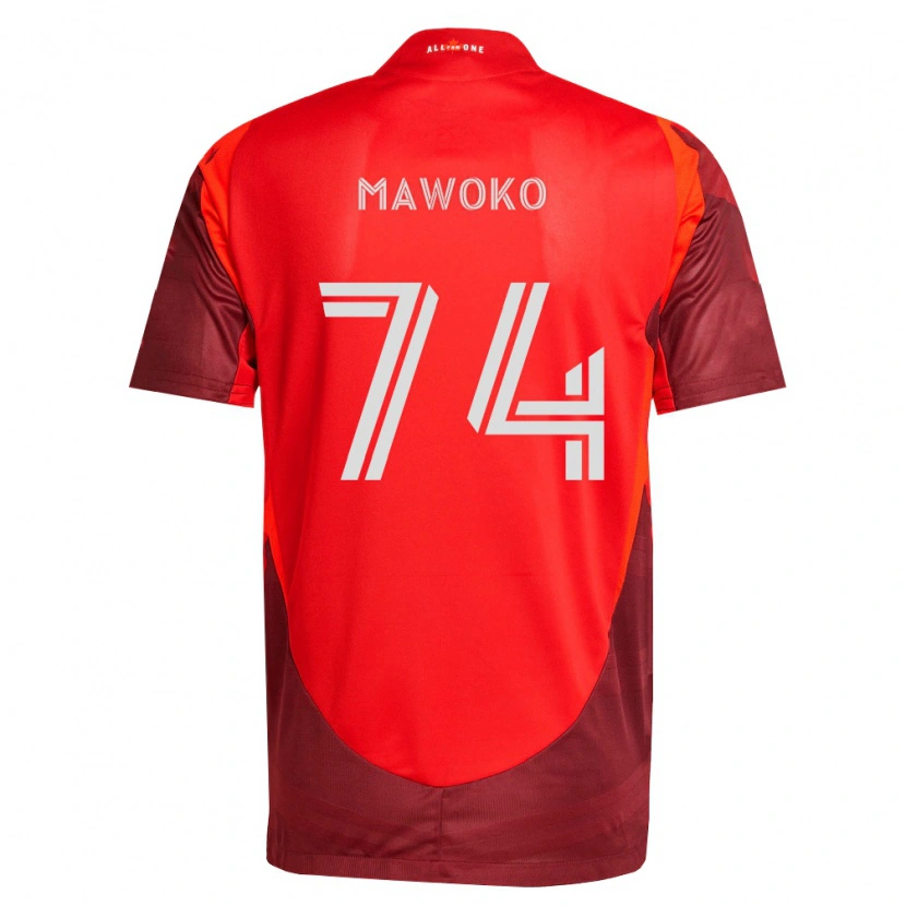 Danxen Uomo Maglia Kundai Mawoko #74 Borgogna Rosso Kit Gara Home 2026/27 Maglietta
