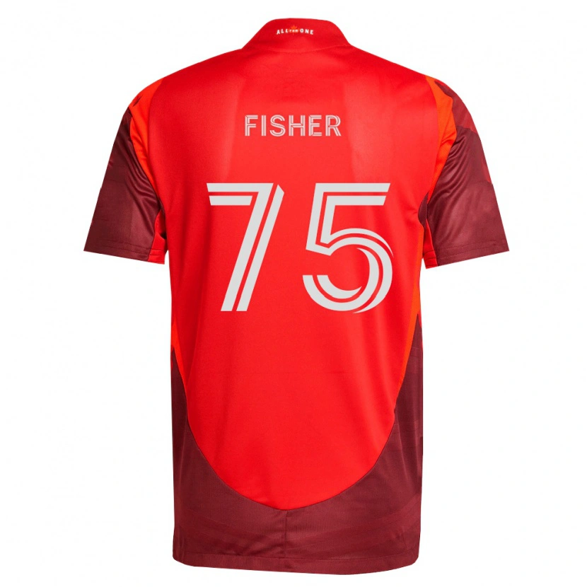 Danxen Uomo Maglia Reid Fisher #75 Borgogna Rosso Kit Gara Home 2026/27 Maglietta