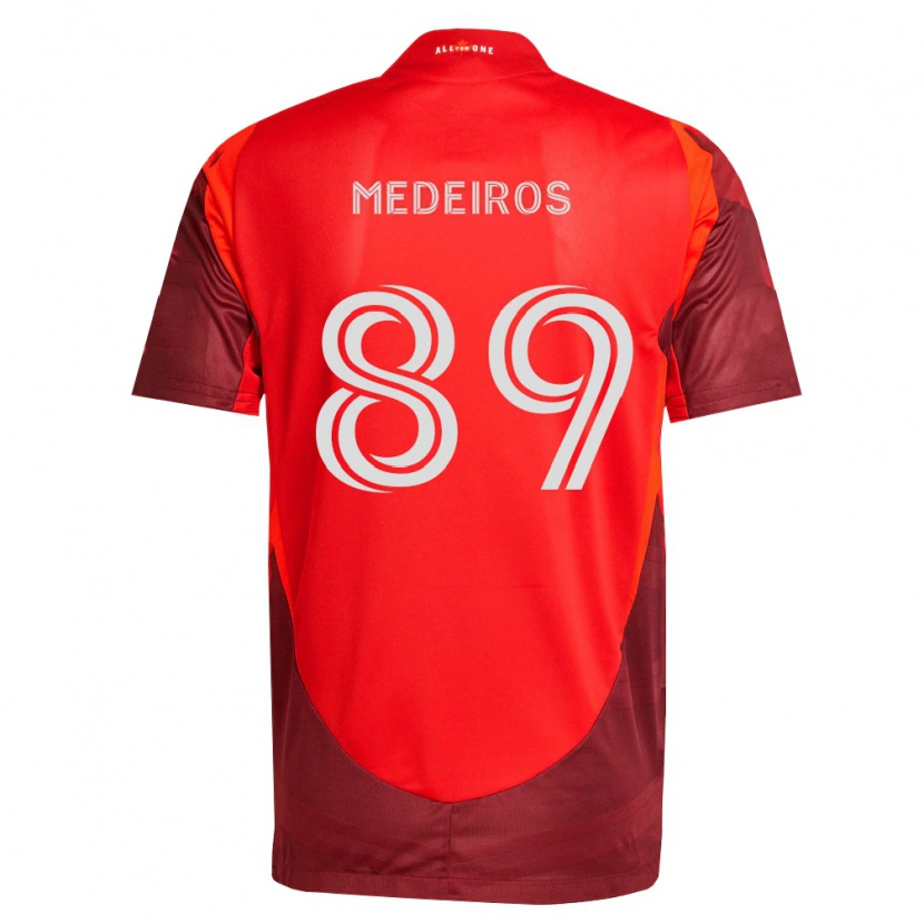 Danxen Uomo Maglia Matthew Medeiros #89 Borgogna Rosso Kit Gara Home 2026/27 Maglietta