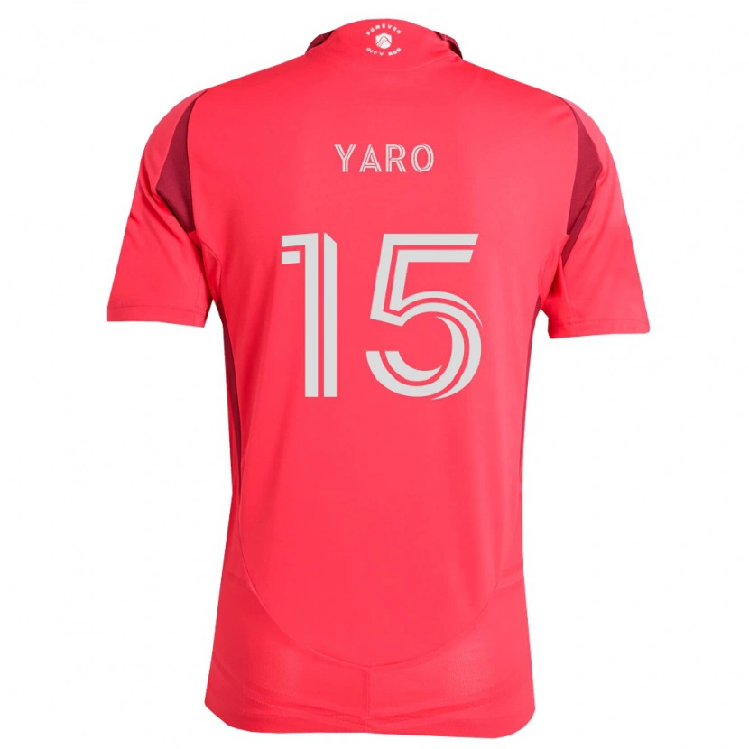 Danxen Uomo Maglia Joshua Yaro #15 Magenta Bianco Kit Gara Home 2026/27 Maglietta