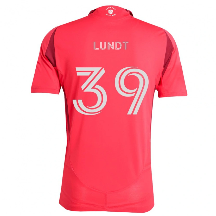 Danxen Uomo Maglia Ben Lundt #39 Magenta Bianco Kit Gara Home 2026/27 Maglietta