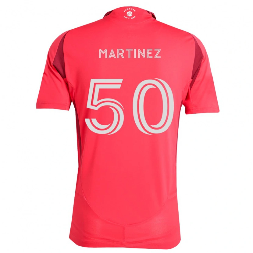 Danxen Uomo Maglia Nate Martinez #50 Magenta Bianco Kit Gara Home 2026/27 Maglietta