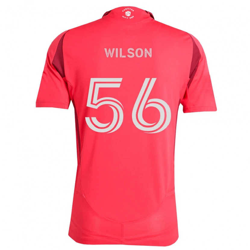 Danxen Uomo Maglia Blake Wilson #56 Magenta Bianco Kit Gara Home 2026/27 Maglietta