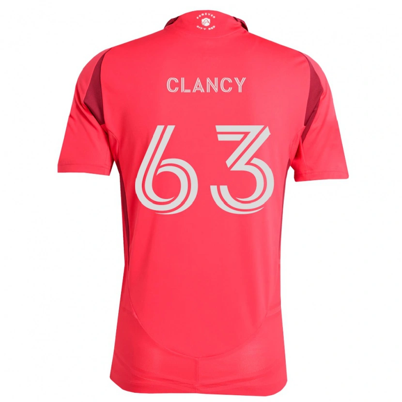 Danxen Uomo Maglia Trip Clancy #63 Magenta Bianco Kit Gara Home 2026/27 Maglietta