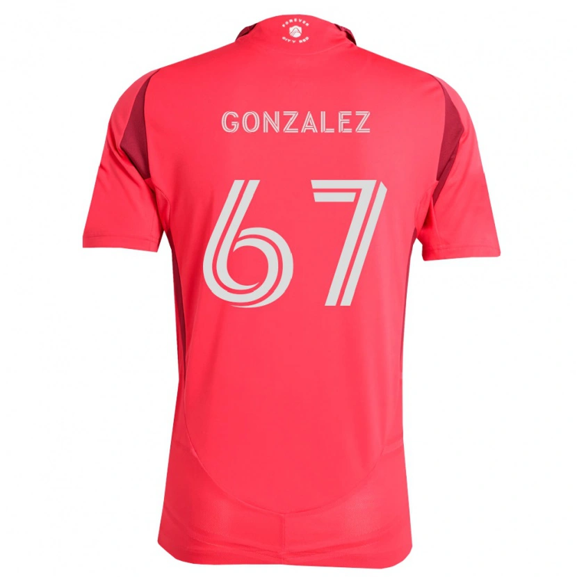 Danxen Uomo Maglia Cruz Gonzalez #67 Magenta Bianco Kit Gara Home 2026/27 Maglietta