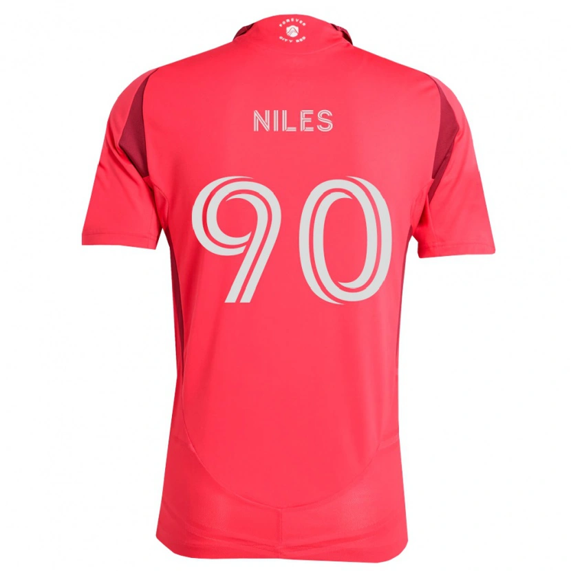 Danxen Uomo Maglia Eddie Niles #90 Magenta Bianco Kit Gara Home 2026/27 Maglietta