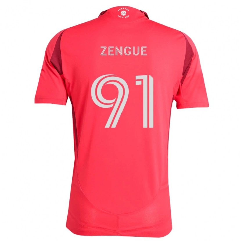 Danxen Uomo Maglia Zach Zengue #91 Magenta Bianco Kit Gara Home 2026/27 Maglietta