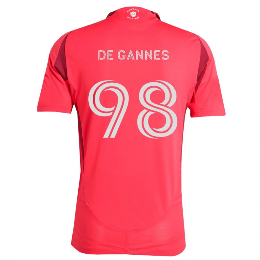 Danxen Uomo Maglia Andrew De Gannes #98 Magenta Bianco Kit Gara Home 2026/27 Maglietta