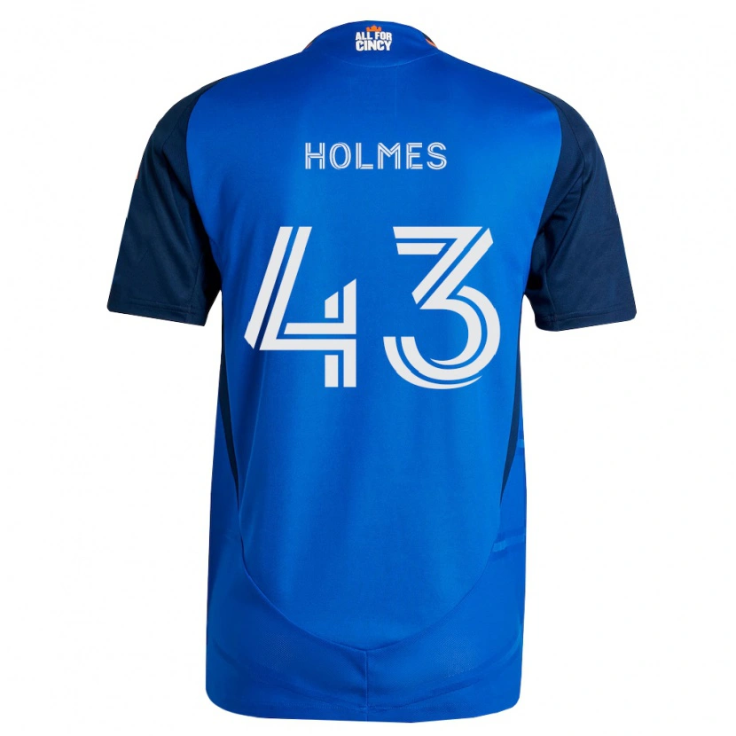 Danxen Uomo Maglia Charlie Holmes #43 Blu Reale Arancio Kit Gara Home 2026/27 Maglietta