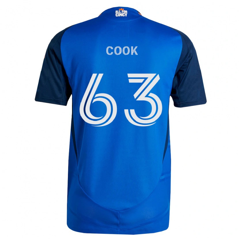 Danxen Uomo Maglia Steel Cook #63 Blu Reale Arancio Kit Gara Home 2026/27 Maglietta