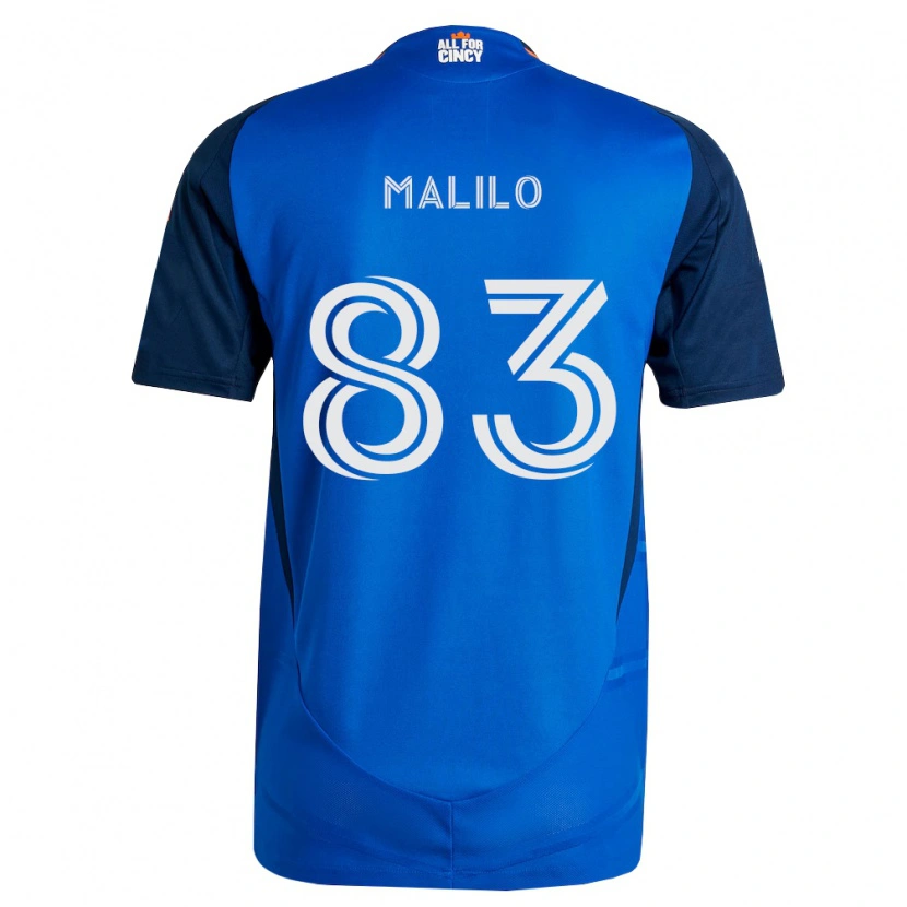 Danxen Uomo Maglia Chance Malilo #83 Blu Reale Arancio Kit Gara Home 2026/27 Maglietta