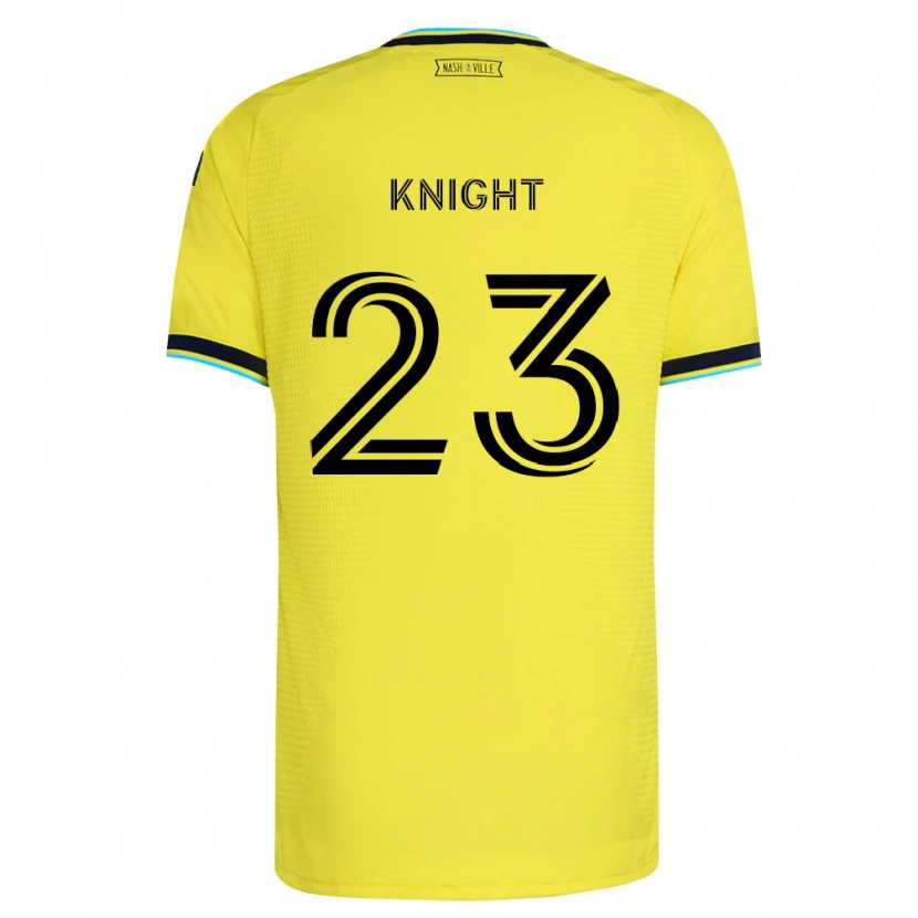 Danxen Uomo Maglia Jordan Knight #23 Giallo Brillante Blu Navy Kit Gara Home 2026/27 Maglietta