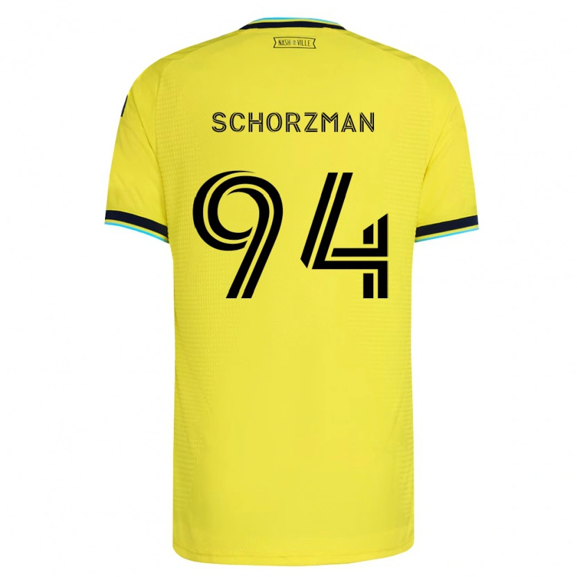 Danxen Uomo Maglia Eamon Schorzman #94 Giallo Brillante Blu Navy Kit Gara Home 2026/27 Maglietta