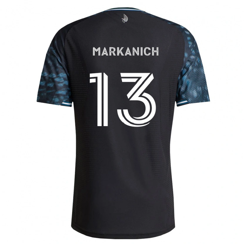 Danxen Uomo Maglia Anthony Markanich Jr. #13 Bianco Nero Kit Gara Home 2026/27 Maglietta