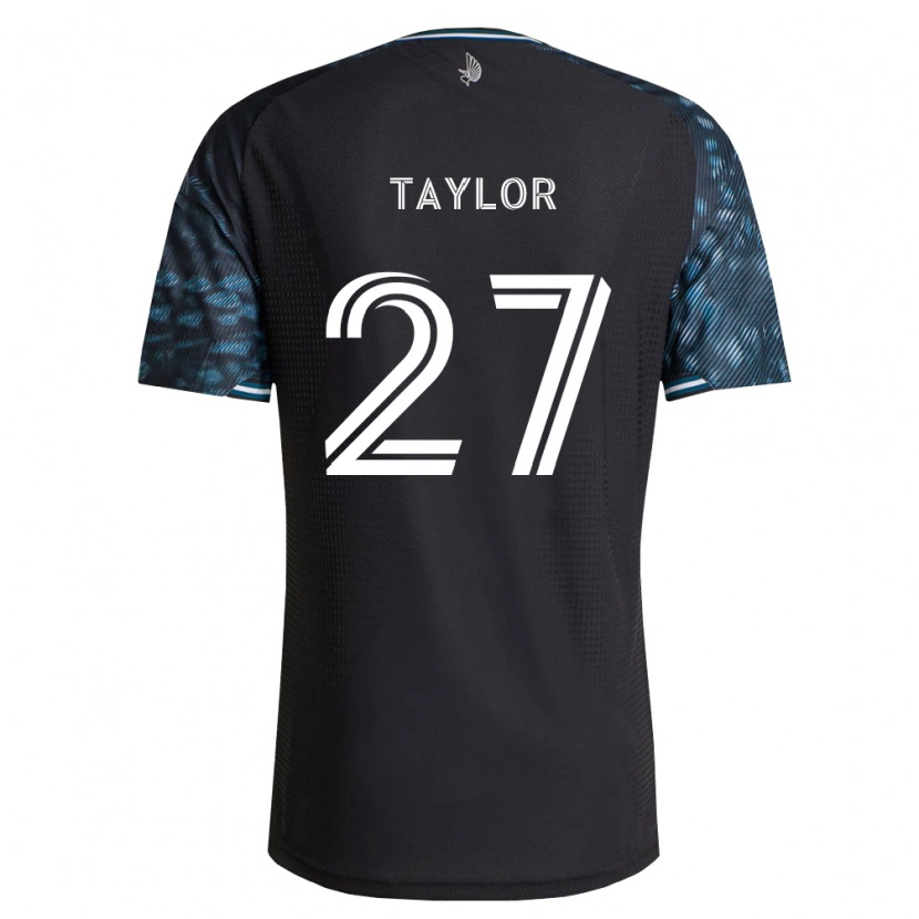 Danxen Uomo Maglia D.j. Taylor #27 Bianco Nero Kit Gara Home 2026/27 Maglietta