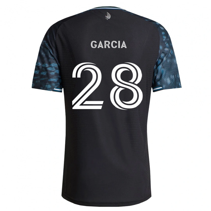 Danxen Uomo Maglia Mender García #28 Bianco Nero Kit Gara Home 2026/27 Maglietta