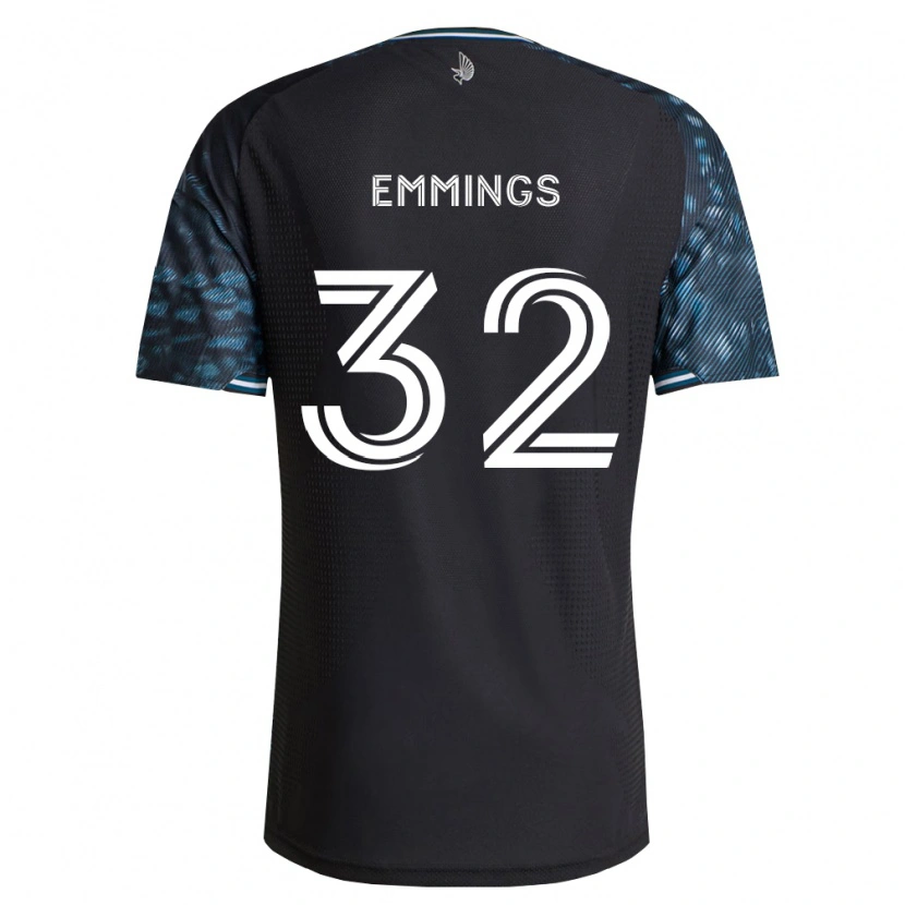 Danxen Uomo Maglia Fred Emmings #32 Bianco Nero Kit Gara Home 2026/27 Maglietta