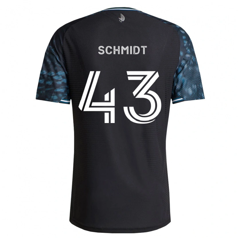 Danxen Uomo Maglia William Schmidt #43 Bianco Nero Kit Gara Home 2026/27 Maglietta