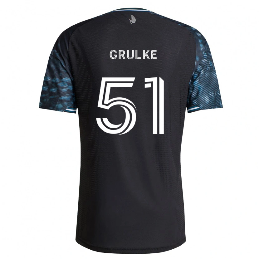Danxen Uomo Maglia Calin Grulke #51 Bianco Nero Kit Gara Home 2026/27 Maglietta