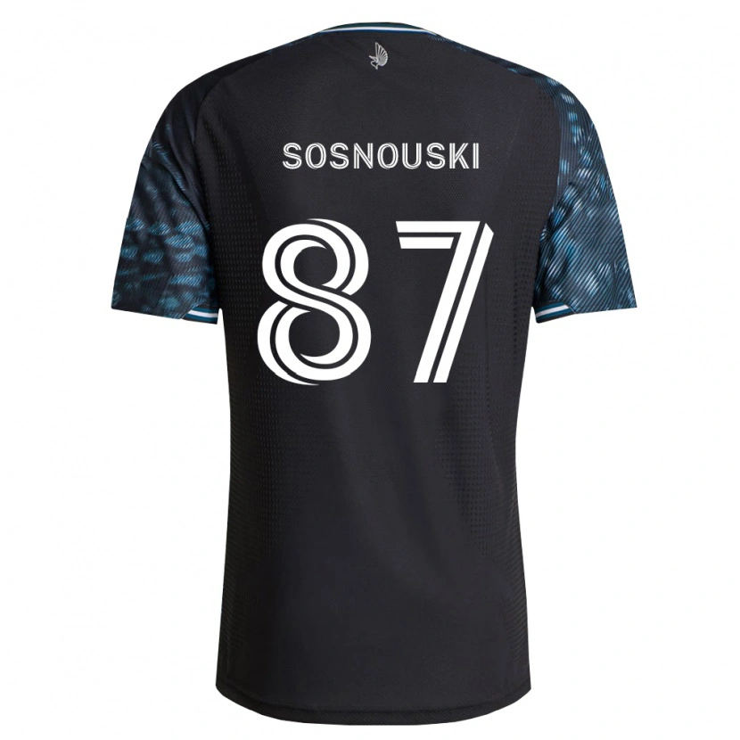 Danxen Uomo Maglia Justin Sosnouski #87 Bianco Nero Kit Gara Home 2026/27 Maglietta
