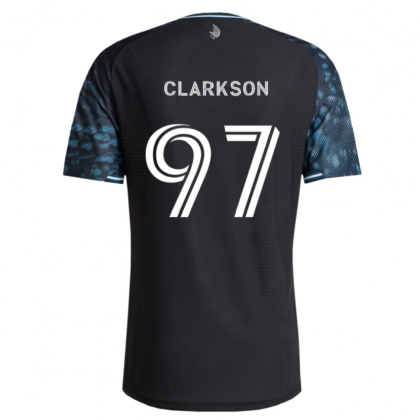 Danxen Uomo Maglia Jack Clarkson #97 Bianco Nero Kit Gara Home 2026/27 Maglietta