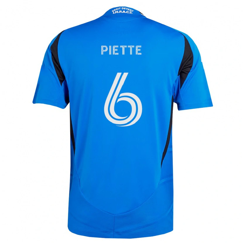 Danxen Uomo Maglia Samuel Piette #6 Blu Bianco Nero Kit Gara Home 2026/27 Maglietta