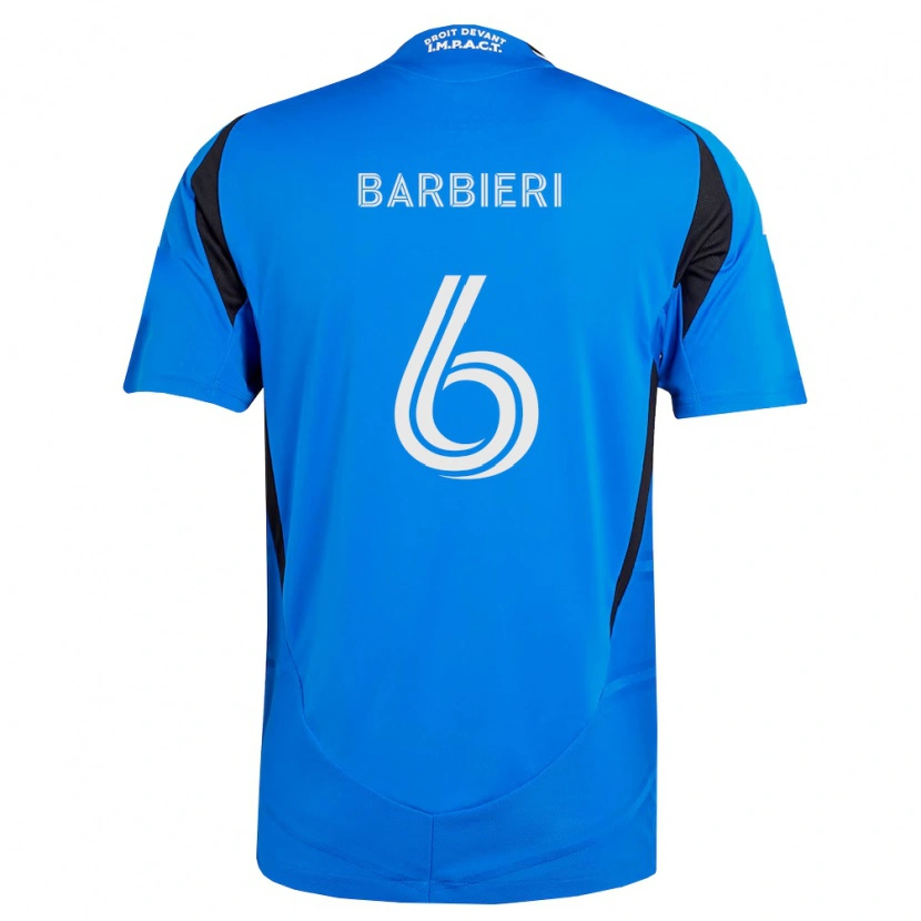 Danxen Uomo Maglia Juliano Barbieri #6 Blu Bianco Nero Kit Gara Home 2026/27 Maglietta