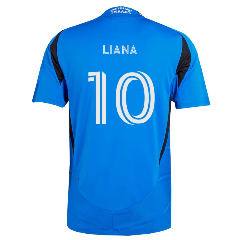 Danxen Uomo Maglia Tarasco Liana #10 Blu Bianco Nero Kit Gara Home 2026/27 Maglietta