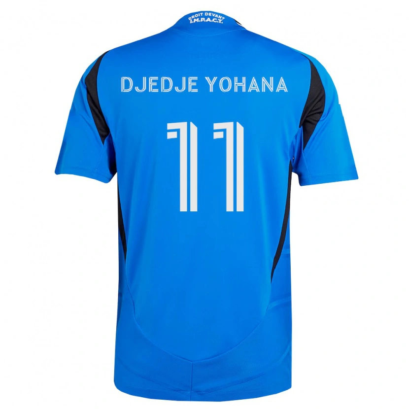 Danxen Uomo Maglia Kabie Djedje Yohana #11 Blu Bianco Nero Kit Gara Home 2026/27 Maglietta