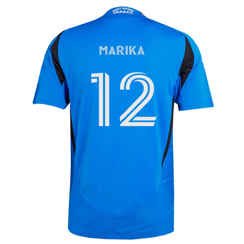 Danxen Uomo Maglia Martineau Marika #12 Blu Bianco Nero Kit Gara Home 2026/27 Maglietta