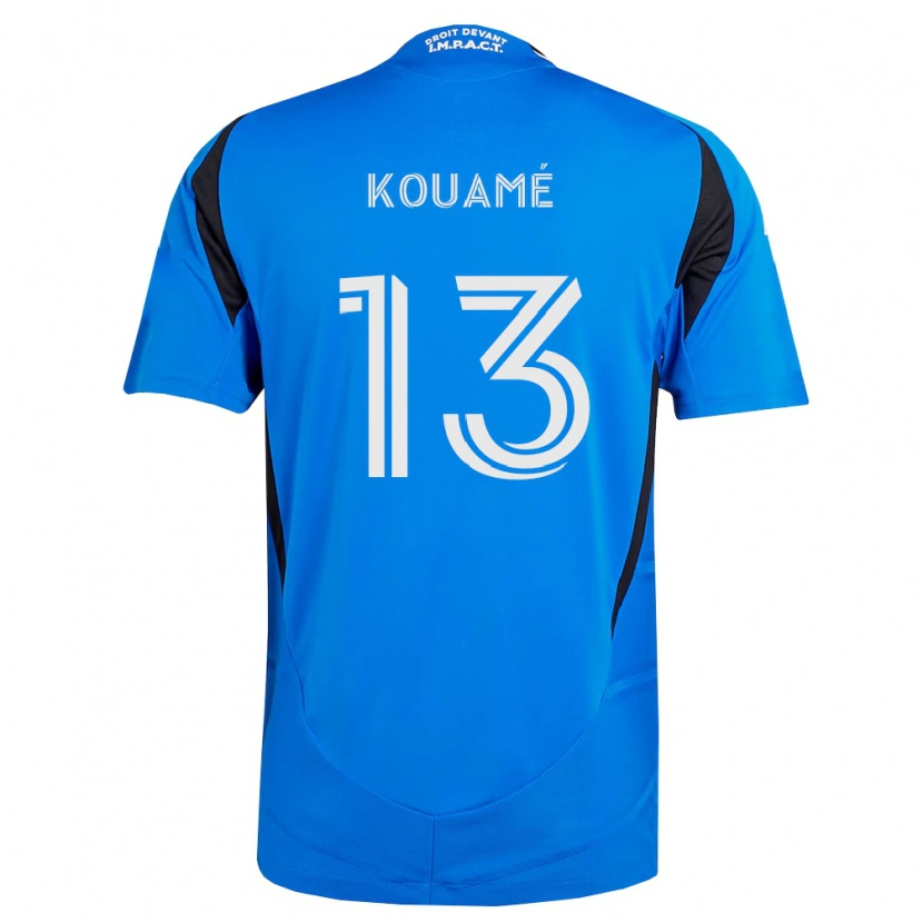 Danxen Uomo Maglia Rafael Kouamé #13 Blu Bianco Nero Kit Gara Home 2026/27 Maglietta