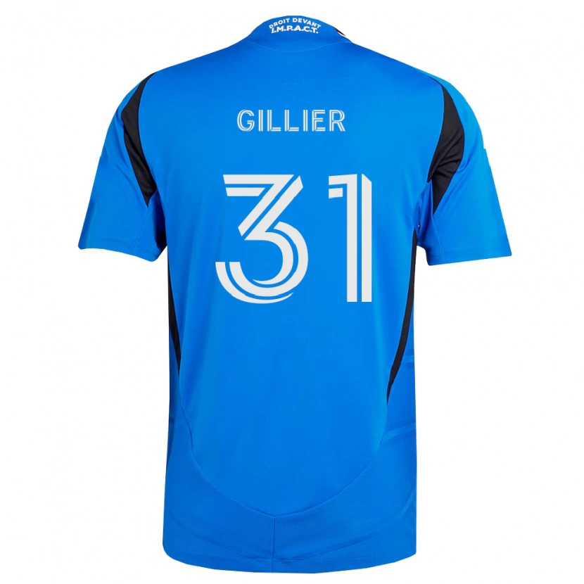 Danxen Uomo Maglia Thomas Gillier #31 Blu Bianco Nero Kit Gara Home 2026/27 Maglietta