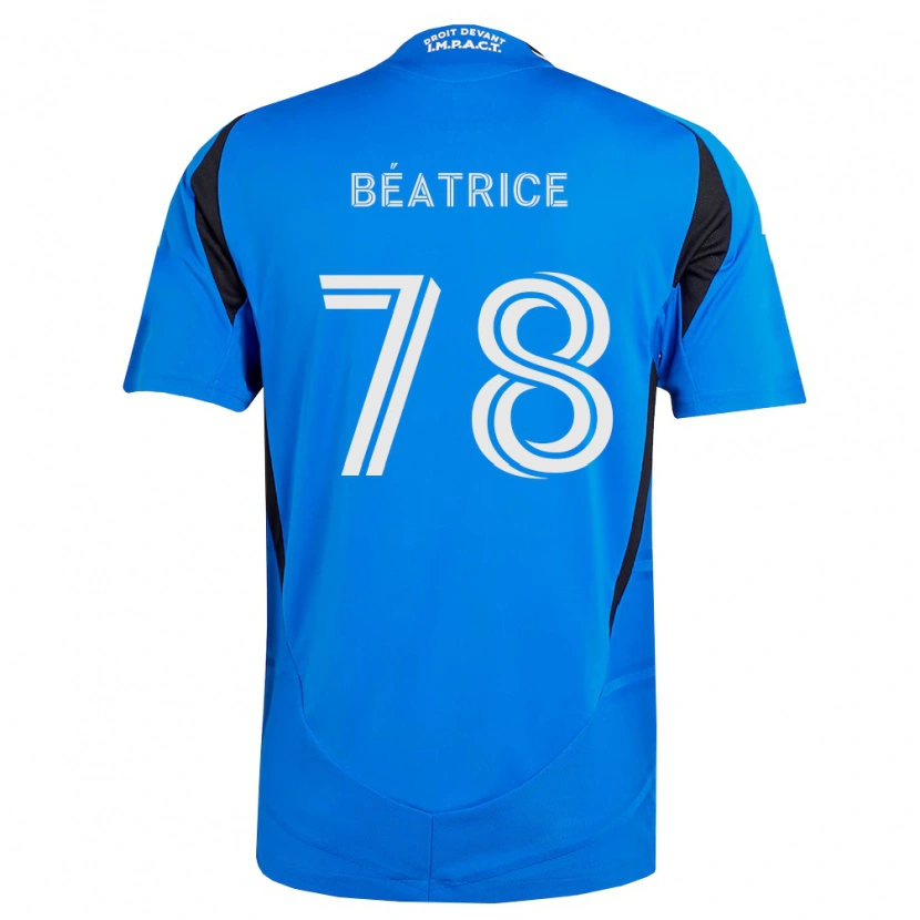Danxen Uomo Maglia Forcier Béatrice #78 Blu Bianco Nero Kit Gara Home 2026/27 Maglietta