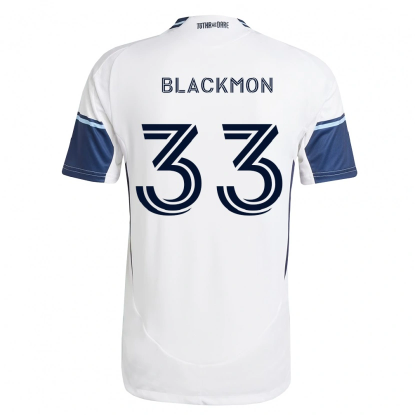 Danxen Uomo Maglia Tristan Blackmon #33 Bianco Blu Reale Kit Gara Home 2026/27 Maglietta
