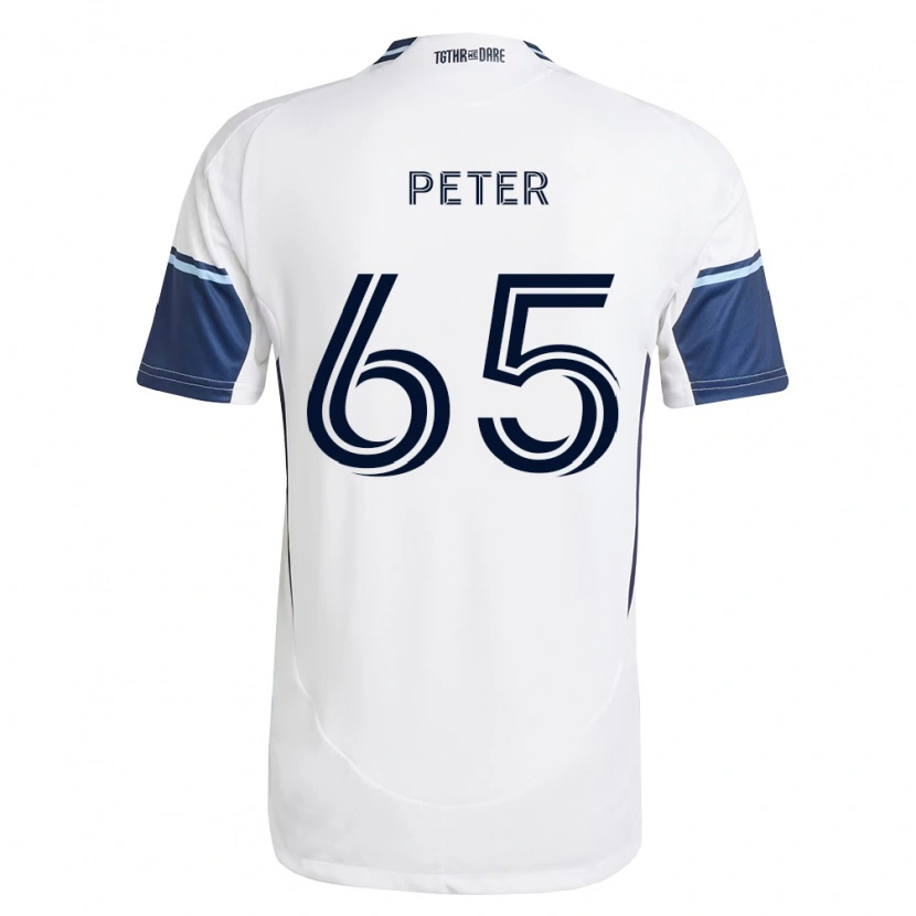 Danxen Uomo Maglia Anyole Peter #65 Bianco Blu Reale Kit Gara Home 2026/27 Maglietta