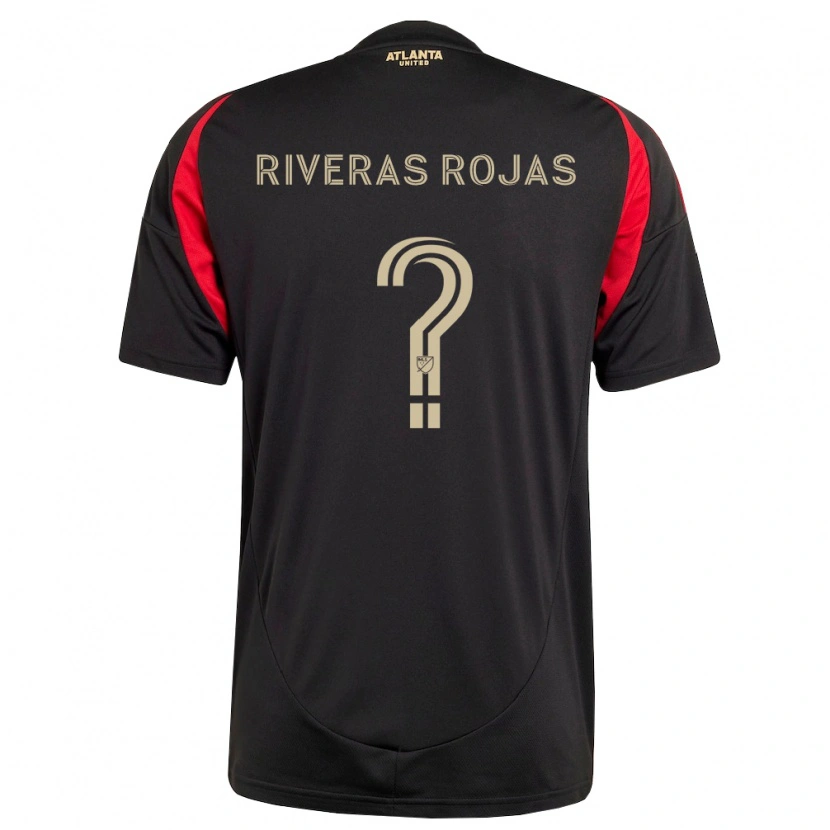 Danxen Uomo Maglia Gonzalo Riveras Rojas #0 Nero Rosso Kit Gara Home 2026/27 Maglietta