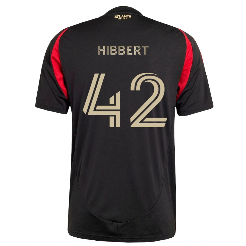Danxen Uomo Maglia Jayden Hibbert #42 Nero Rosso Kit Gara Home 2026/27 Maglietta