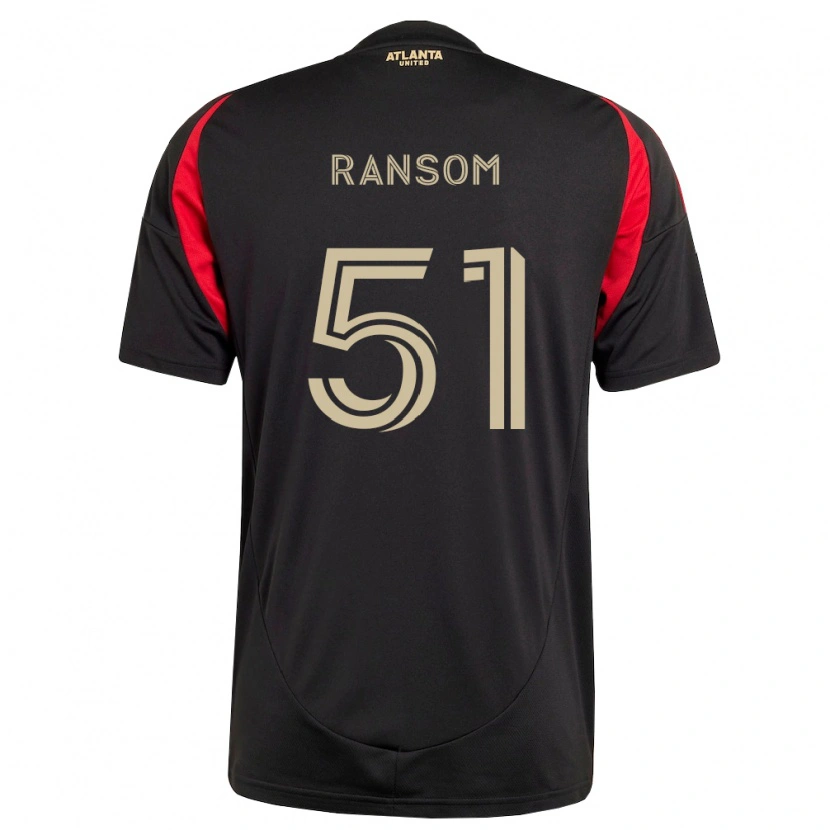 Danxen Uomo Maglia Jonathan Ransom #51 Nero Rosso Kit Gara Home 2026/27 Maglietta